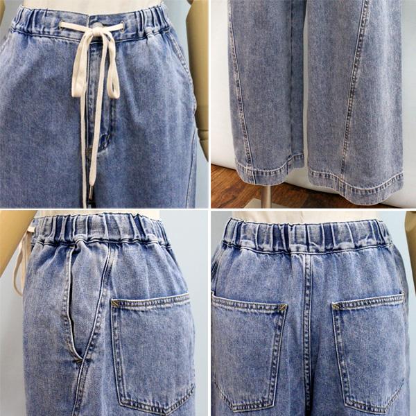 PASSIONE パシオーネ 616617 切替 イージー ワイド デニム | PASSIONE | 04