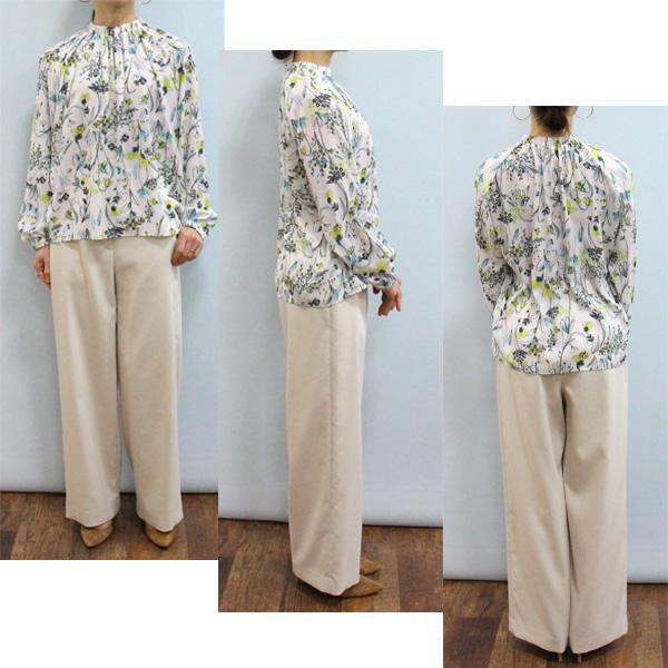 TOMORROWLAND collection ガーデンフラワープリントブラウス TOMORROWLAND collection TML COLLECTION トゥモローランド