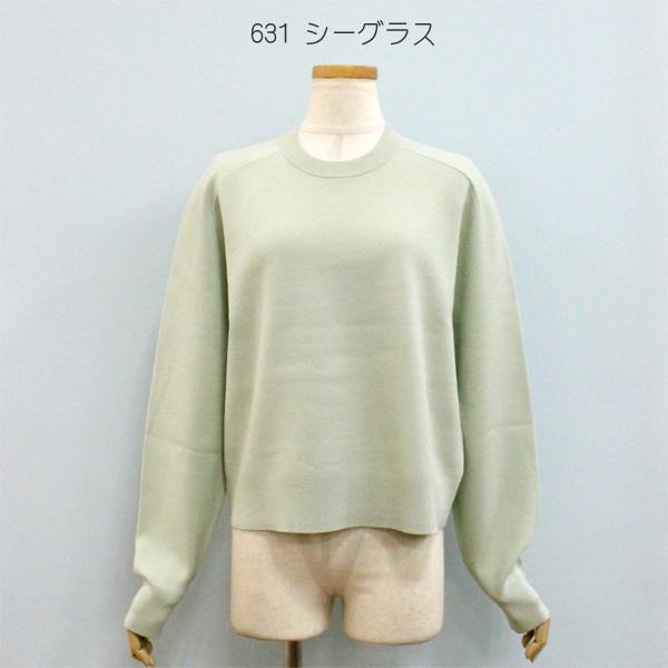 Theory セオリー 6101718 クロップドクルーネックセーター | theory | 02