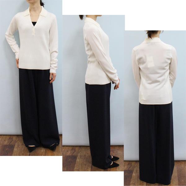 theory（セオリー） 30%OFF Theory 6101701 メリノ リブ カラー