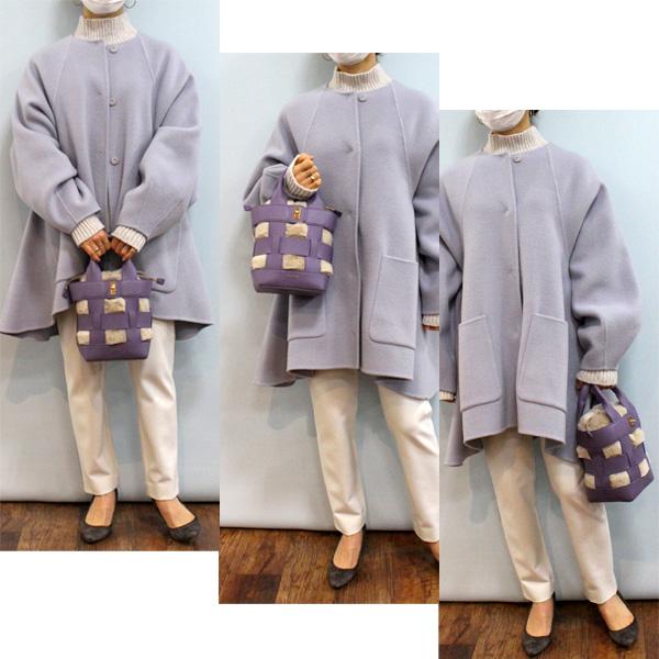 VIOLAd'ORO 30％OFF ヴィオラドーロ V-8563 エコファー 巾着付き