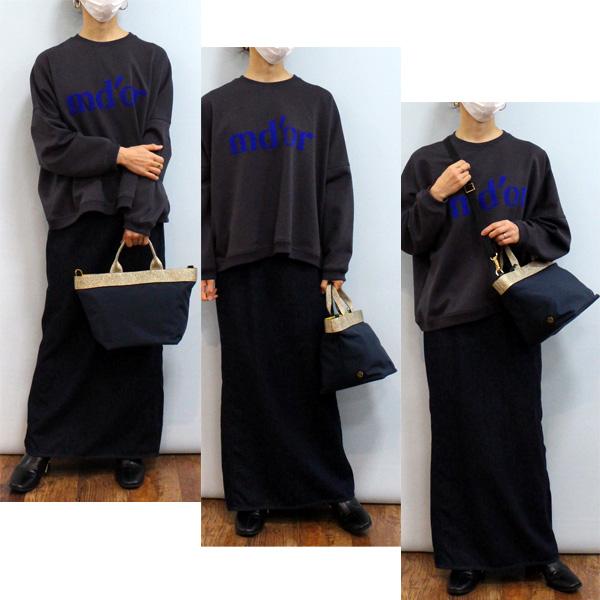 VIOLAd'ORO（ヴィオラドーロ） V-2037 2WAY ナイロン トート : Open