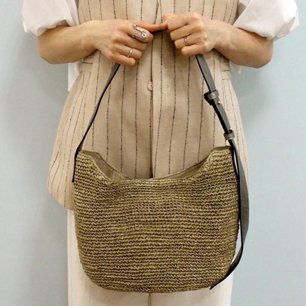 ［美品 ］ヴィオラドーロ アバカ 2way ショルダーバッグ ハンドバッグ VIOLAd'ORO ヴィオラドーロ 