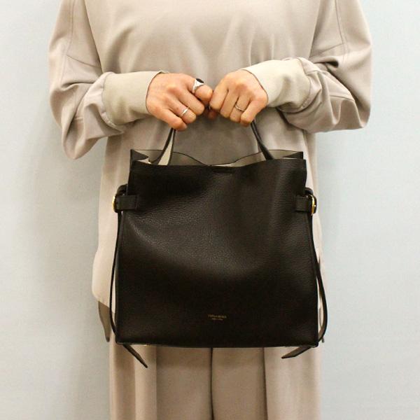 VIOLAd'ORO ヴィオラドーロ V-1619 イタリアン Wフェイス レザー サイドベルト トート バッグ | VIOLAd'ORO