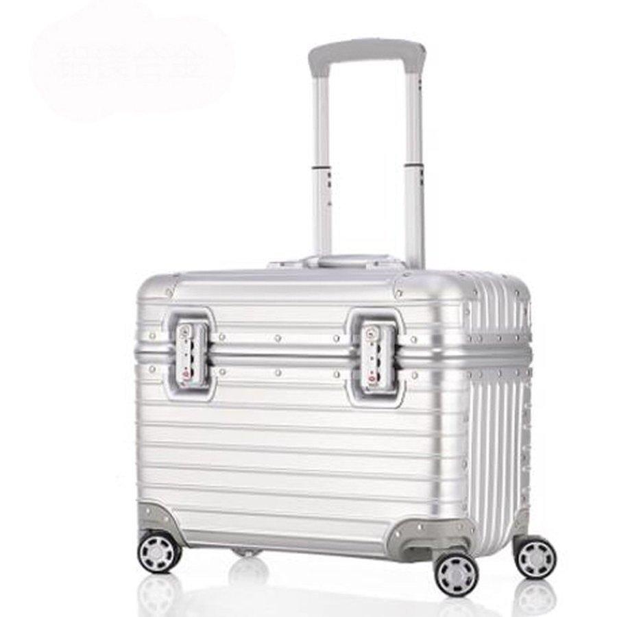 最新発見 アルミ製スーツケース TSAロック搭載 キャリーケース小型　YTW11 6色キャリーバッグ 17インチ 旅行用品 アルミ合金ボディ トランク 機内持ち込み ハードタイプスーツケース