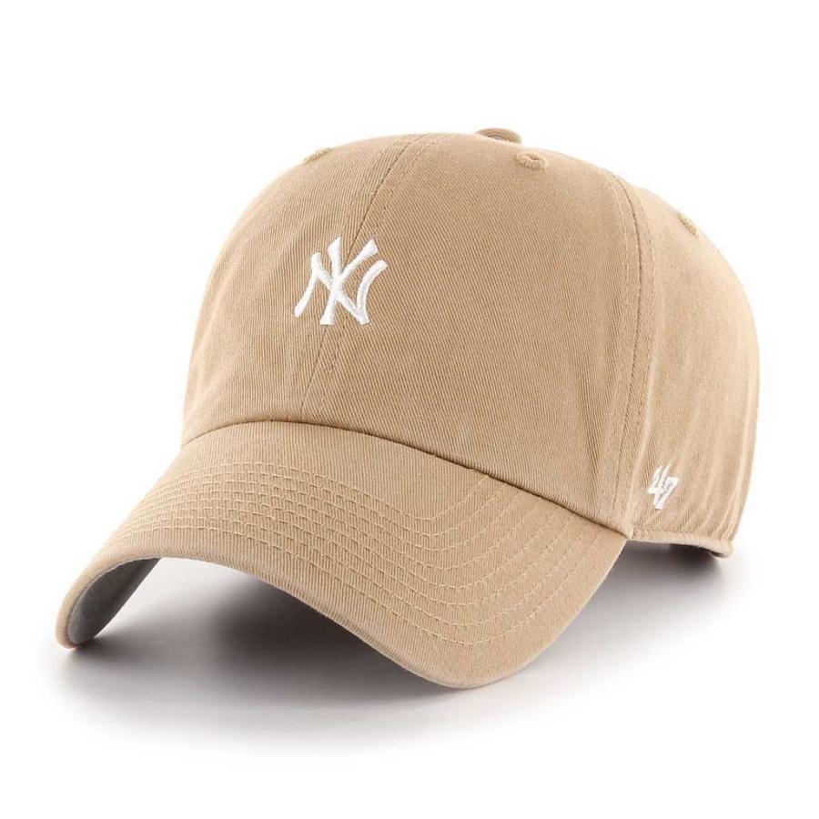 キャップ '47 フォーティーセブン ニューヨーク ヤンキース New York Yankees ミニロゴ 刺繍 メンズ レディース  FORTYSEVEN 帽子 野球帽 メジャーリーグ :cal-bsrnr17gws--khk:バッグ ライフグッズ OPENSIDE - 通販 - 
