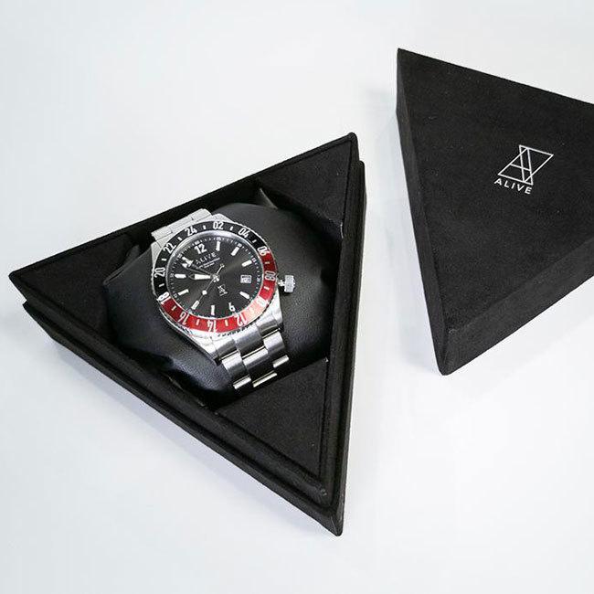 アライブ 腕時計 アライヴ 時計 ALIVE gravitygmt WATCH watch 防水 グラヴィティGMT グラビティ メンズ シルバー | Alive Athletics | 10