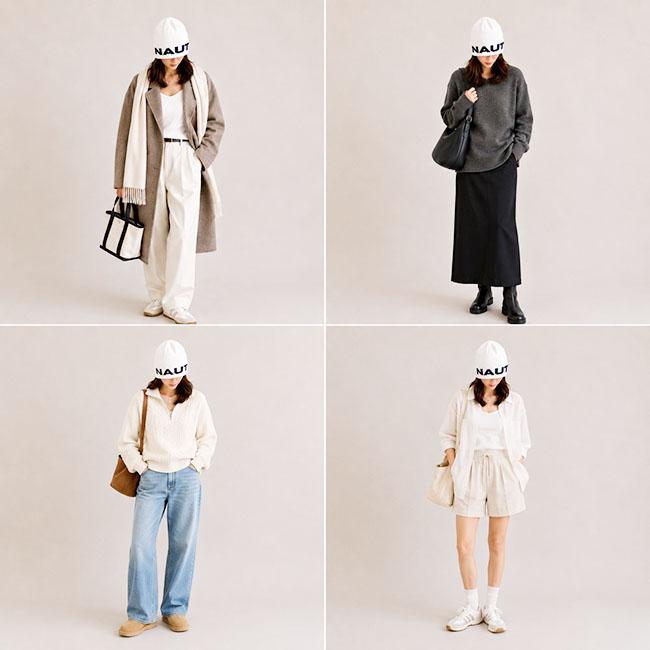 NAUTICA ノーティカ ニット帽 ニット 帽子 ビーニー ニットワッチ ロゴ コットン | NAUTICA | 16