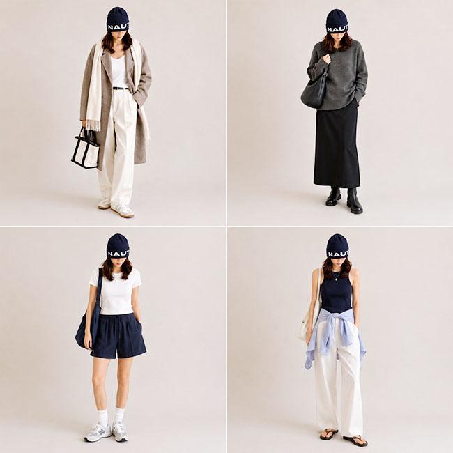 NAUTICA ノーティカ ニット帽 ニット 帽子 ビーニー ニットワッチ ロゴ コットン | NAUTICA | 17