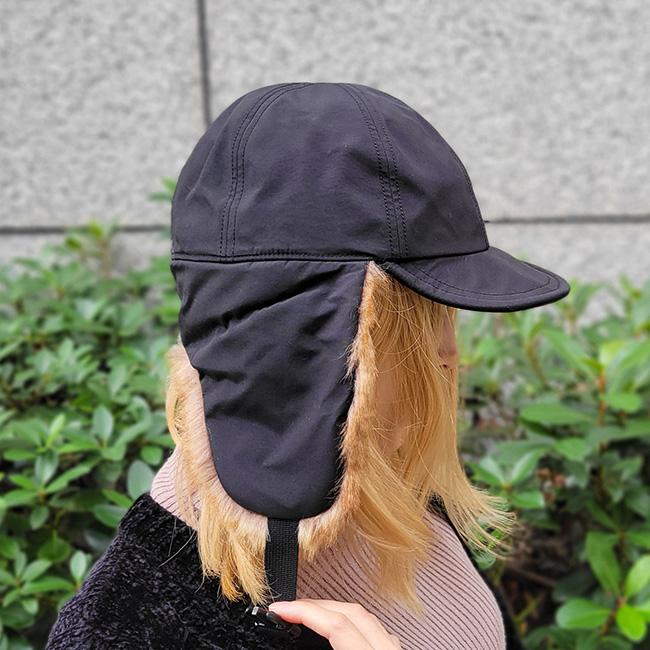 NAUTICA ノーティカ モコモコ ファー 帽子 イヤーフラップキャップ フライトキャップ　飛行帽 冬 ロゴ メンズ レディース あたたかい 黒 プレゼント | NAUTICA | 11