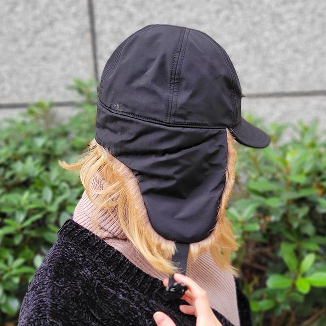 NAUTICA ノーティカ モコモコ ファー 帽子 イヤーフラップキャップ フライトキャップ　飛行帽 冬 ロゴ メンズ レディース あたたかい 黒 プレゼント | NAUTICA | 12