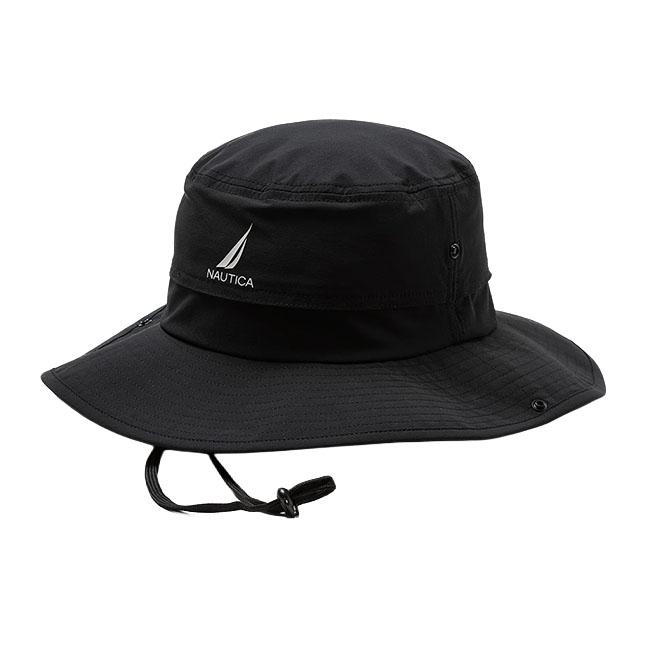 NAUTICA ノーティカ バケット ハット BUCKET HAT 帽子 メンズ レディース ユニセックス ストリート ノーチカ ギフト ナイロン バケハ ロゴ ベージュ ブラック | NAUTICA | 04