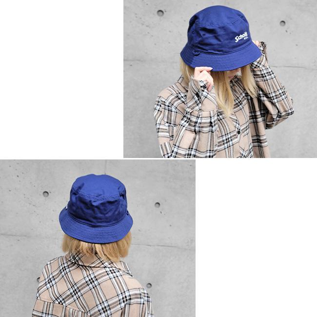 Schott NYC ショット ベーシック バケットハット バケハ ロゴ 帽子 ワンポイント コットンツイルハット メンズ レディース N.Y.C ユニセックス | Schott N.Y.C | 14