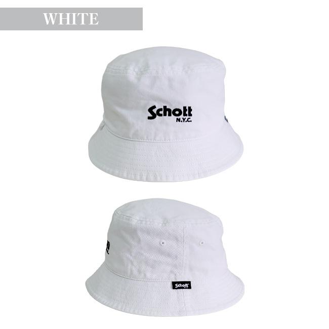 Schott NYC ショット ベーシック バケットハット バケハ ロゴ 帽子 ワンポイント コットンツイルハット メンズ レディース N.Y.C ユニセックス | Schott N.Y.C | 06