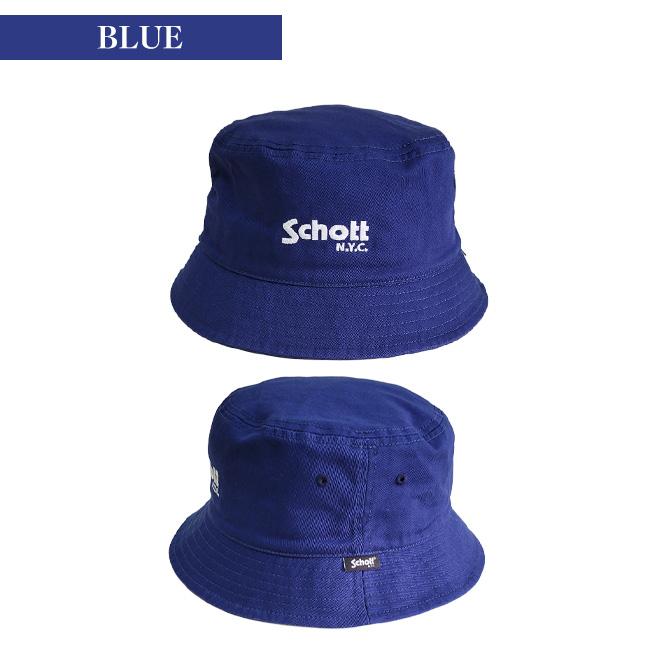 Schott NYC ショット ベーシック バケットハット バケハ ロゴ 帽子 ワンポイント コットンツイルハット メンズ レディース N.Y.C ユニセックス | Schott N.Y.C | 09