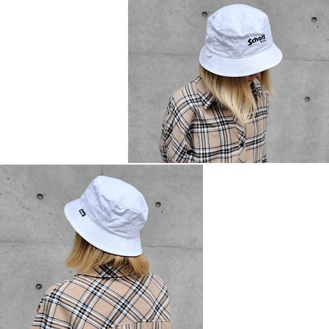 Schott NYC ショット ベーシック バケットハット バケハ ロゴ 帽子 ワンポイント コットンツイルハット メンズ レディース N.Y.C ユニセックス | Schott N.Y.C | 11
