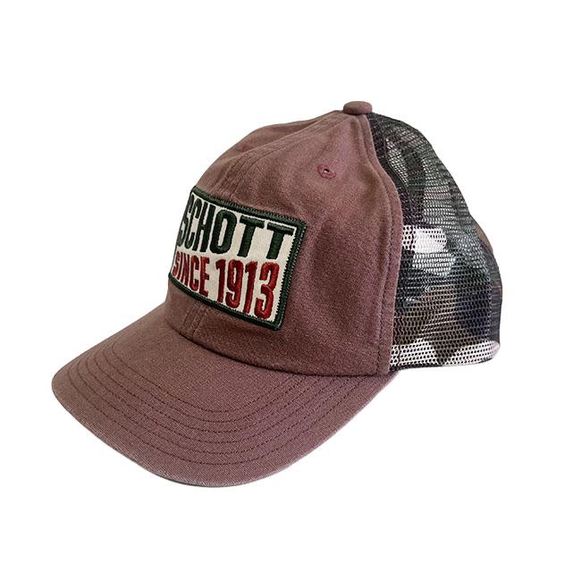 Schott NYC ショット ウォッシュド ワッペン メッシュキャップ コットン カモフラ柄 | Schott N.Y.C | 03