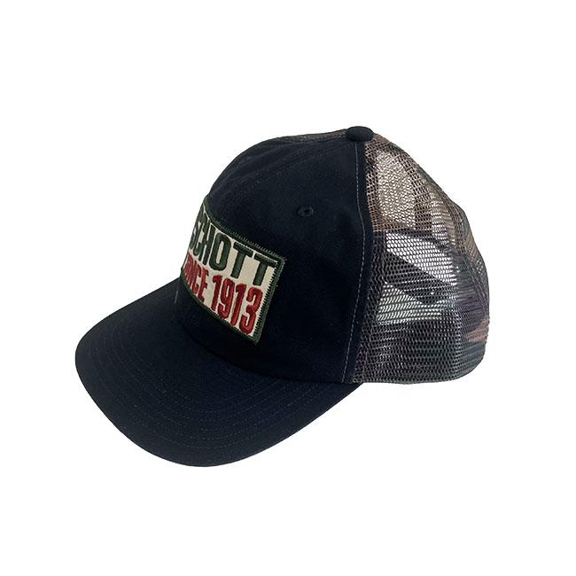 Schott NYC ショット ウォッシュド ワッペン メッシュキャップ コットン カモフラ柄 | Schott N.Y.C | 04