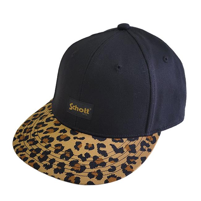 Schott NYC ショット キャップ 帽子 カモフラージュ 迷彩 レオパード 豹柄 ヒョウ カーブドバイザー ロゴ ブランド カモキャップ シンプル メンズ レディース | Schott N.Y.C | 05