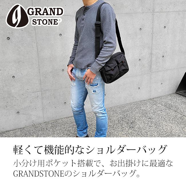 GRAND STONE（グランドストーン） シンプル ショルダーバッグ 斜め掛け