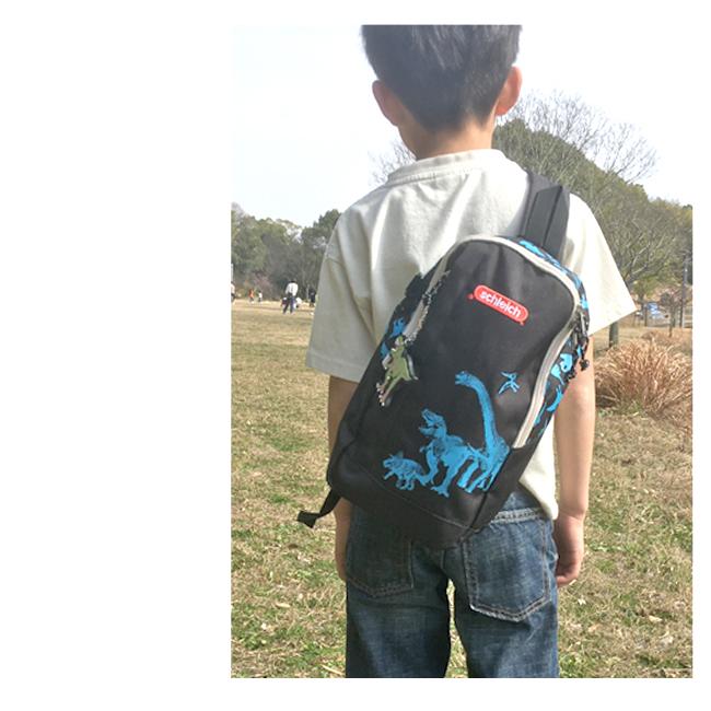 schleich シュライヒ ボディバッグ 恐竜 こどもバッグ 小学生