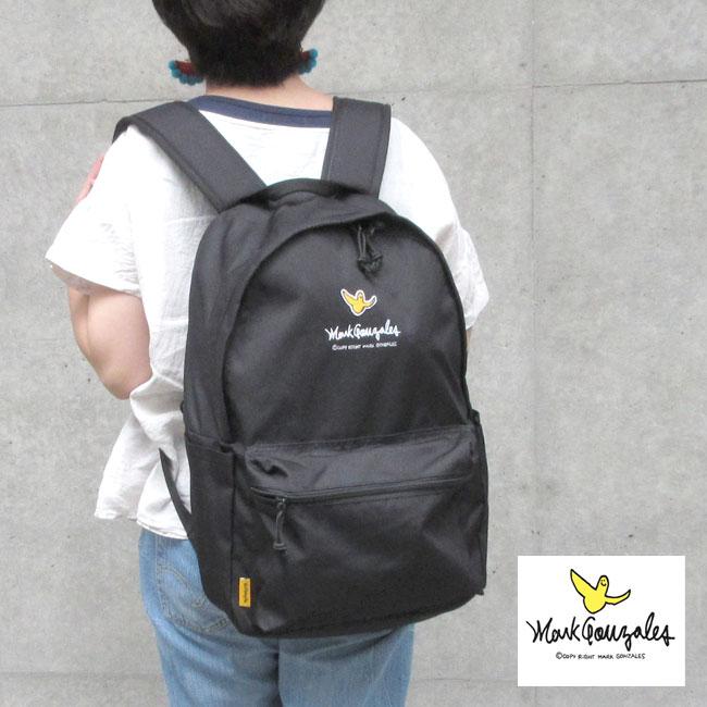 Mark Gonzales マーク ゴンザレス リュックサック リュック 黒 サイドポケット B4 お弁当入る 軽量 レディース メンズ Fuj 9191 バッグ ライフグッズ Openside 通販 Yahoo ショッピング