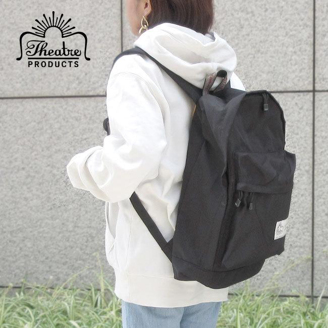 新品未使用THEATRE PRODUCTSシンプル ブラックリュック ファッションファッション - 新品未使用THEATRE PRODUCTS