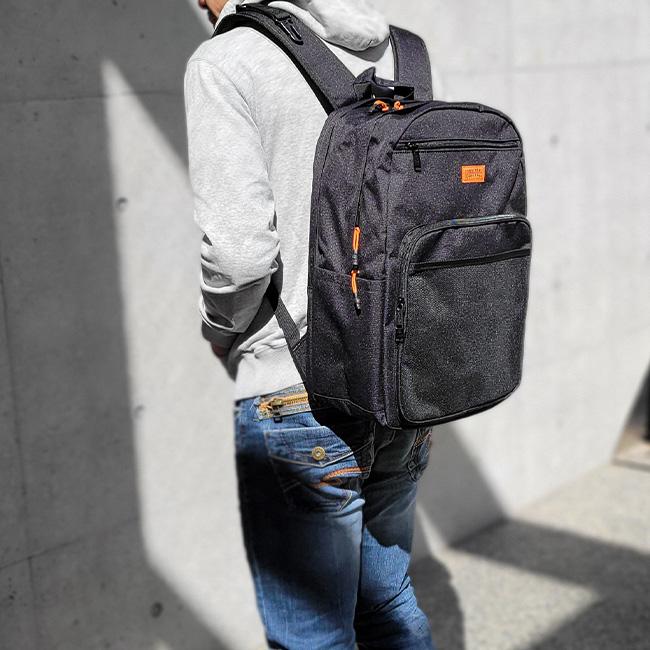 リュック リュックサック シンプル 30L PC 通学 通勤 メンズ レディース ユニバーサルオーバーオール UNIVERSAL OVERALL ミリタリー 黒 大容量 | UNIVERSAL OVERALL | 15