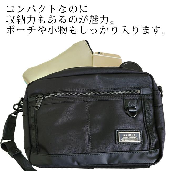 AVIREX（アヴィレックス） ミリタリー ミニ ショルダーバッグ メンズ