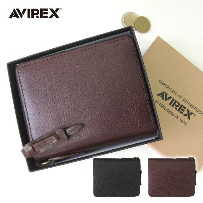 アビレックス　折財布　財布　ウォレット　レザー　ブラウン 楽天市場】三つ折り財布 アビレックス AVIREX / 本革 牛革 三