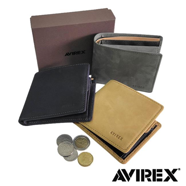 AVIREX（アヴィレックス） 二つ折り二つ折 財布 折りたたみ財布 カード