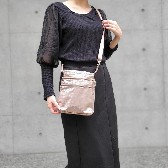 ヤマト屋 2way WファスナーポシェットS キキ2 T744 洗濯可 ショルダー