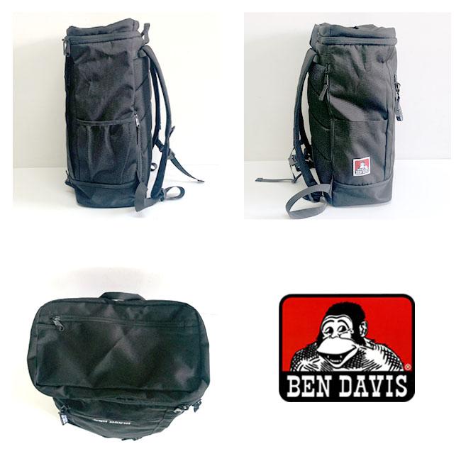 BEN DAVIS（ベンデイビス） リュック リュックサック 黒 大容量 撥水