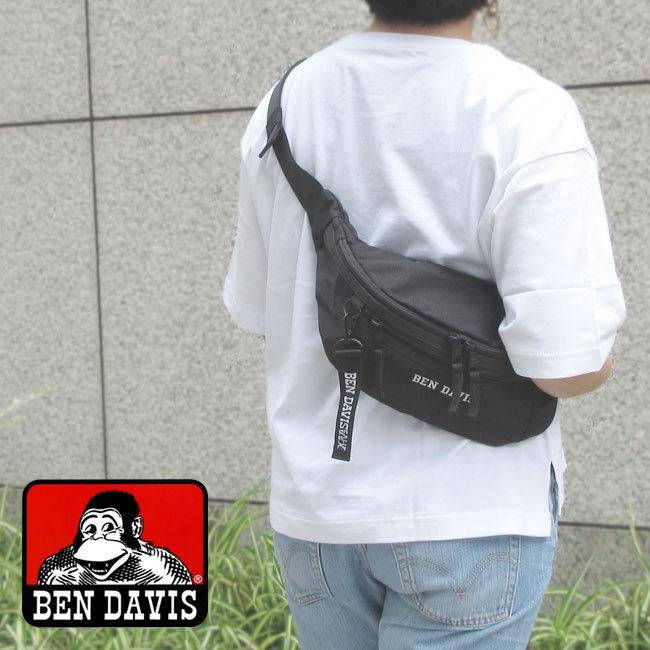BEN DAVIS（ベンデイビス） ウエストバッグ ウエストポーチ 黒 ボディ
