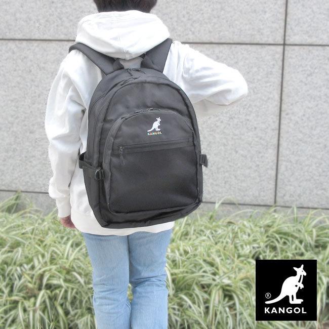 KANGOL（カンゴール） リュック 抗菌 リュックサック 黒 レディース