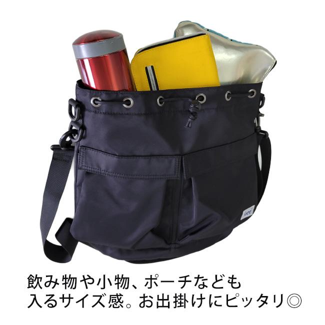 Lee（リー） 2WAY 巾着バッグ ナイロン 巾着型 ショルダーバッグ