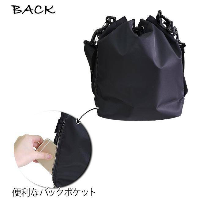 Lee（リー） 2WAY 巾着バッグ ナイロン 巾着型 ショルダーバッグ