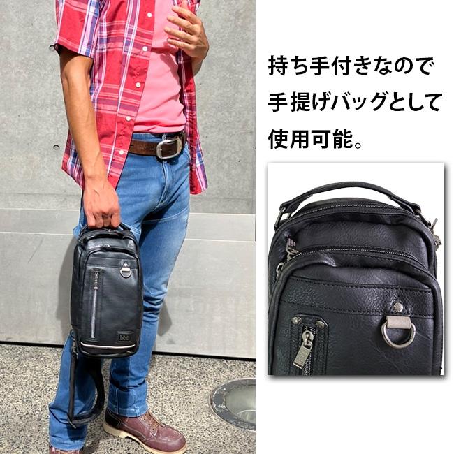 Lee（リー） フェイクレザー ボディバッグ ワンショルダー ショルダー