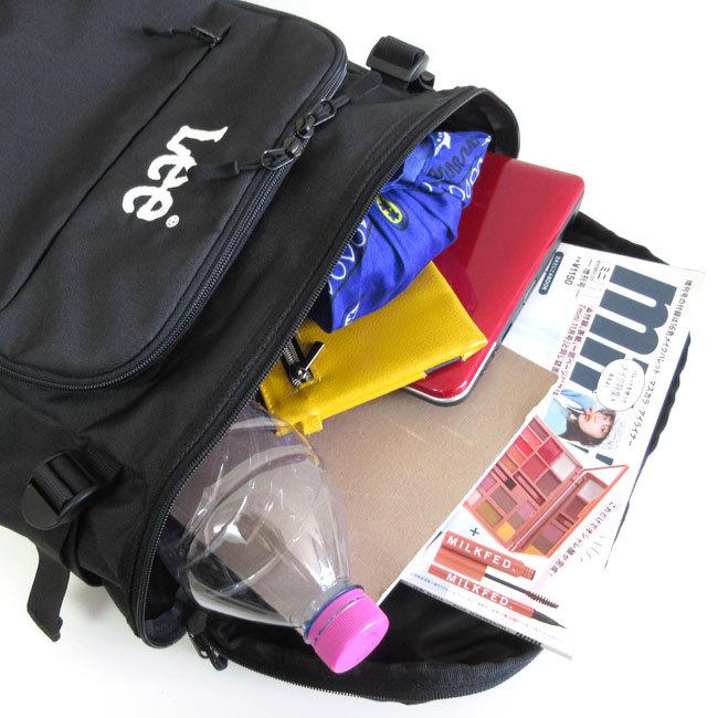 Lee リー リュック リュックサック サイドポケット 黒 抗菌 レディース サイドファスナー 背面ポケット ブランド おしゃれ お弁当入る 抗菌防臭 Sny バッグ ライフグッズ Openside 通販 Yahoo ショッピング