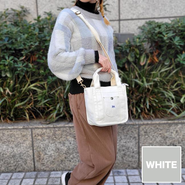 Lee（リー） 2WAY 小さめ トートバッグ デニム ショルダーバッグ