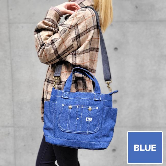Lee（リー） 2WAY B5 デニム ショルダーバッグ バッグ ミニトート