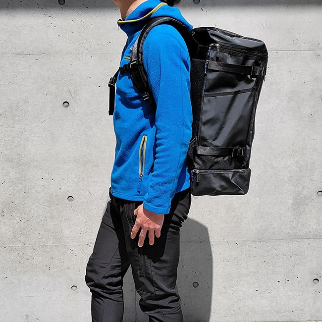 LOTTO（ロット） 2層式 靴入れ トップオープン 40L リュック リュック