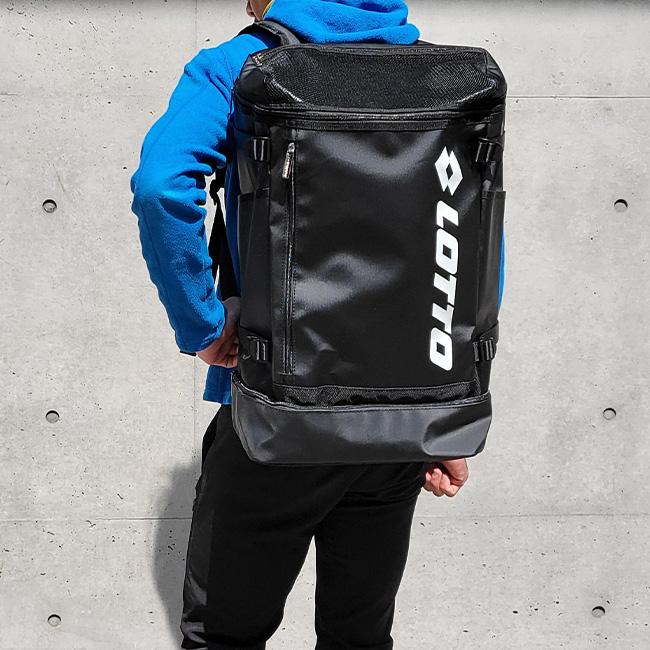 LOTTO（ロット） 2層式 靴入れ トップオープン 40L リュック リュック