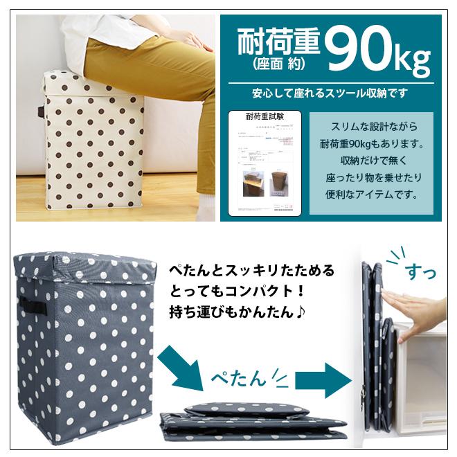 オーミケンシ スツール 収納 椅子 おしゃれ 収納ボックス オットマン