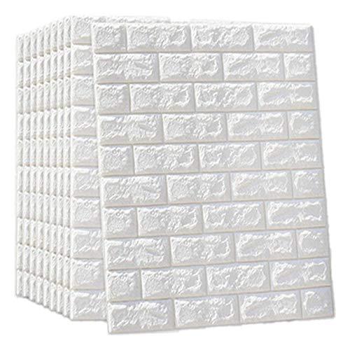 Ybaymy 壁紙レンガ 3d 10枚セット レンガ壁パネル 壁紙シール レンガ 白 貼る壁紙レンガ 防水 防音 断熱 無毒 リビ Wss 56vudewzlh オープンタイプショップ 通販 Yahoo ショッピング