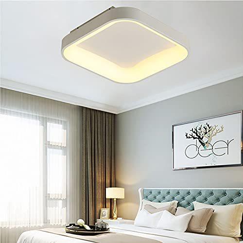 商店 シーリングライト 6畳 8畳 寝室ランプ おしゃれ 北欧風 四角 天井照明 照明器具 調光 調色 電球色 昼光色 昼白色 リモコン付き Led天井 ライト 洋室 和室 居間 寝 Aynaelda Com