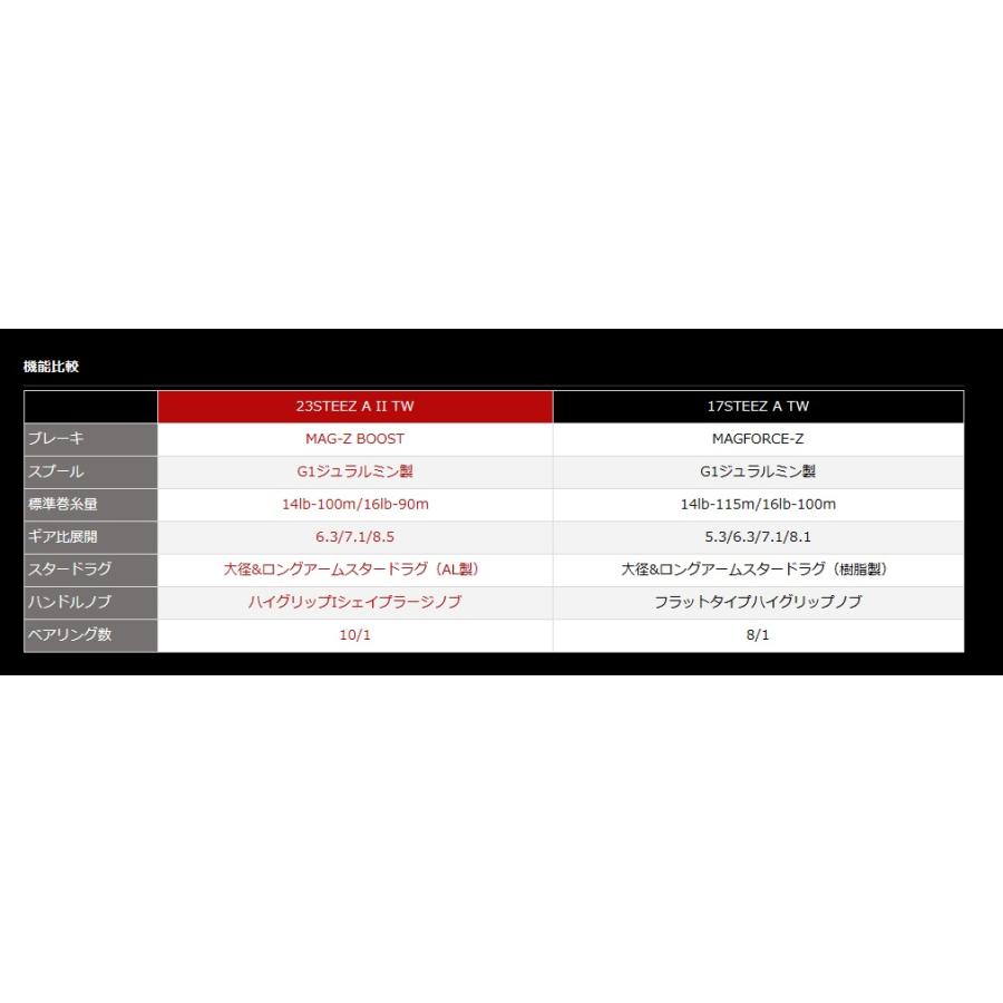DAIWA（ダイワ） 23 スティーズ AII TW 1000 L 左巻き : オープン