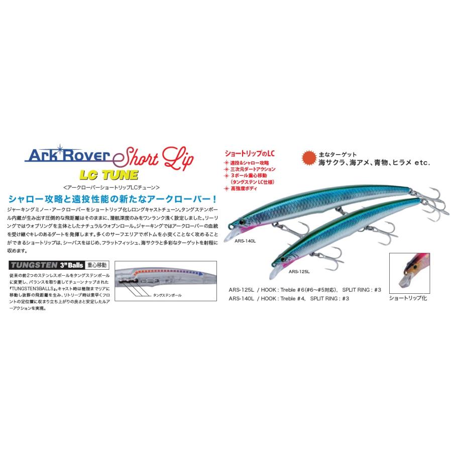 PALMS パームス アークローバー ショートリップ 140 LCチューン 北海道