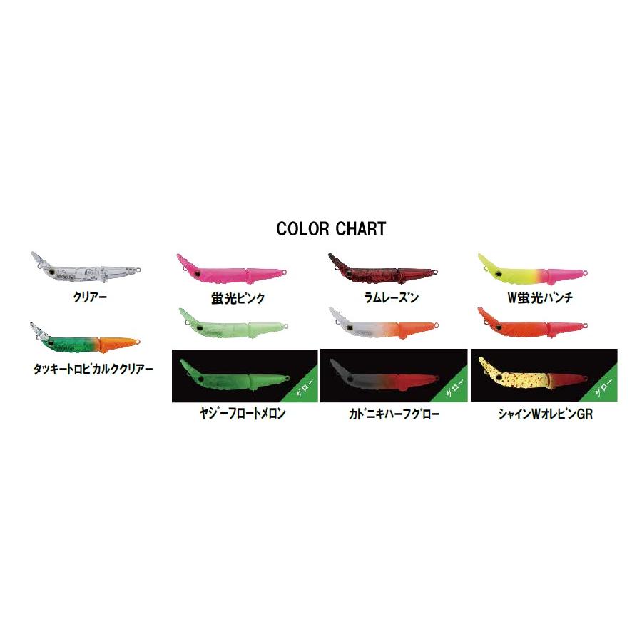 JACKALL（ジャッカル） ティモン ちびフッテン FS 各色1点まで