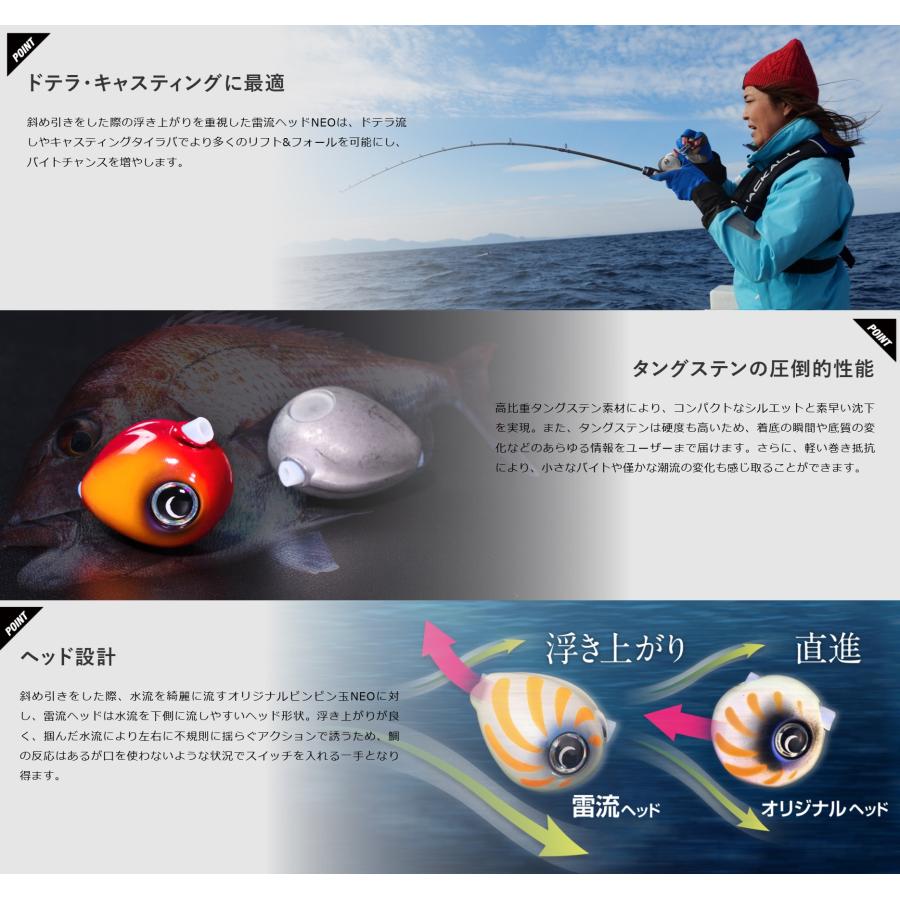 JACKALL（ジャッカル） TG ビンビン玉 スライド 雷流ヘッド ネオ 100g